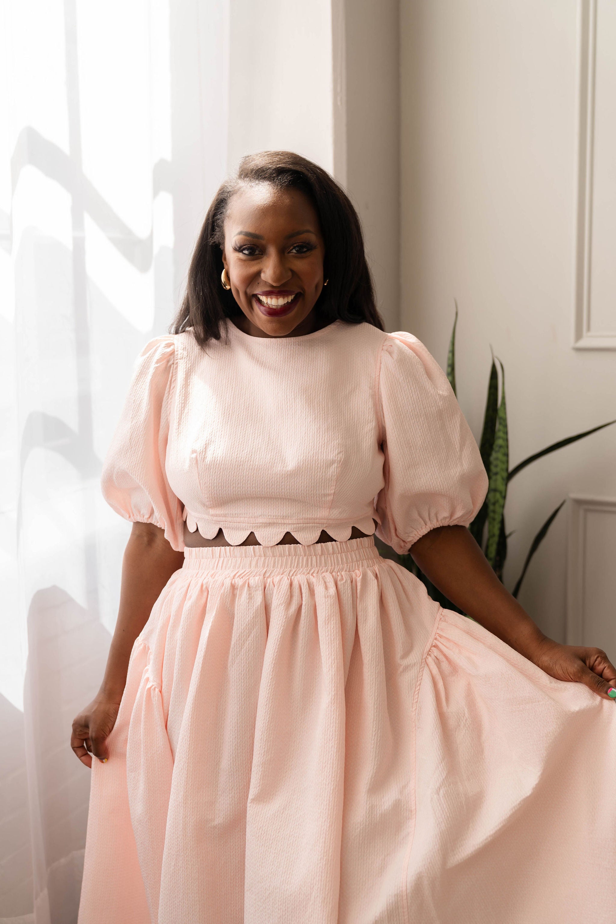 Skye - Scallop Skirt Set