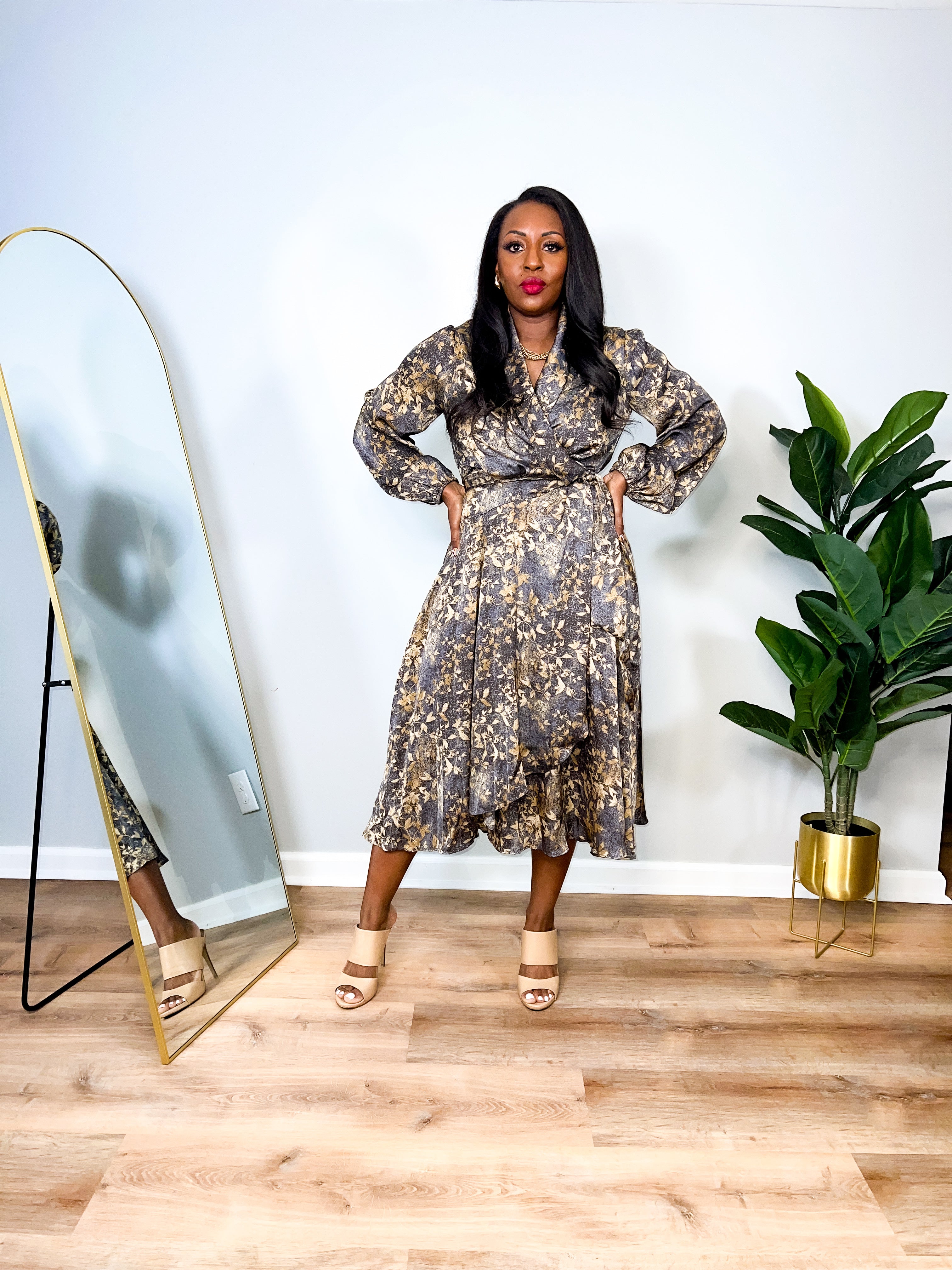 Vera - Long Sleeve Wrap Dress