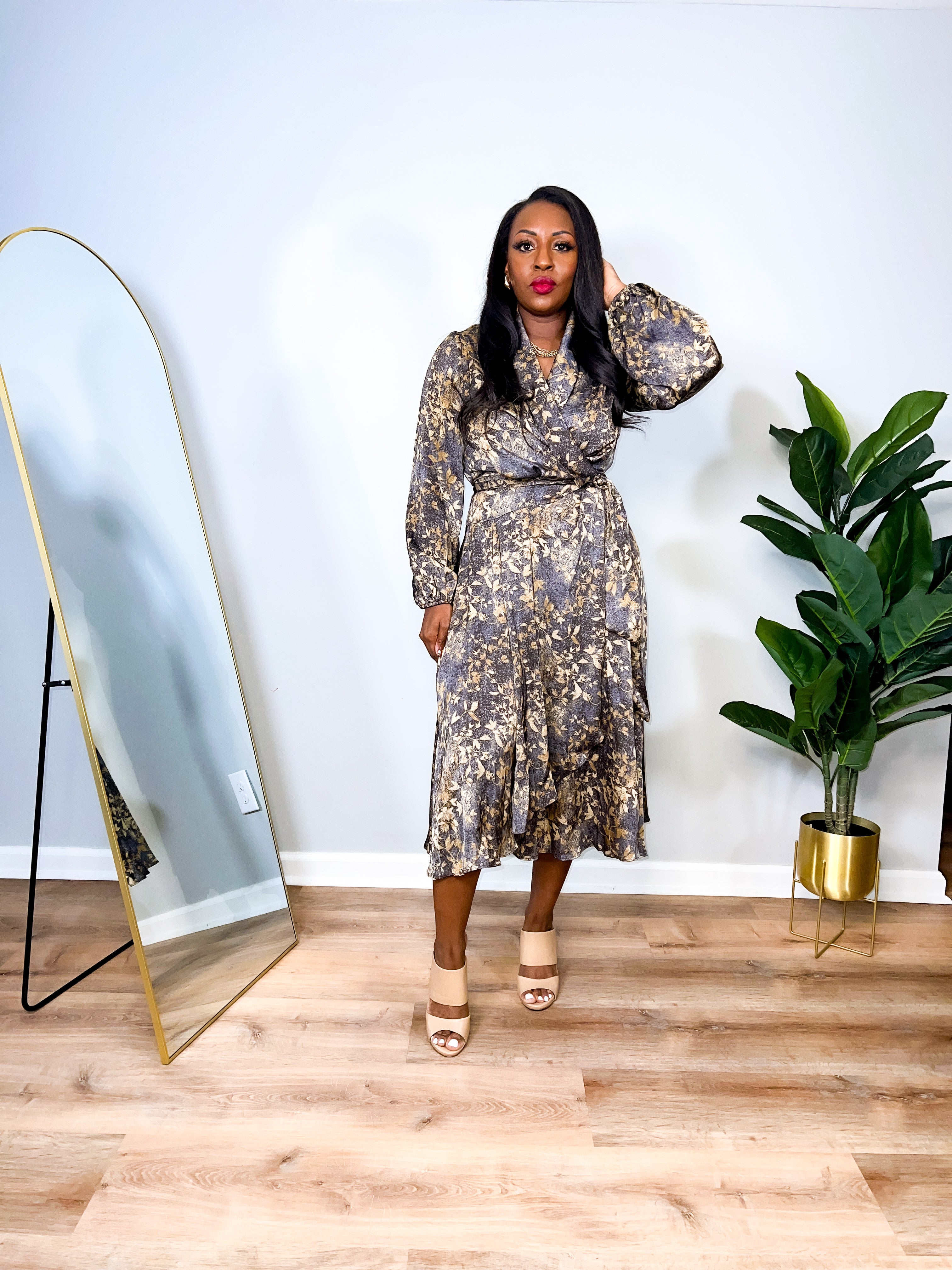 Vera - Long Sleeve Wrap Dress