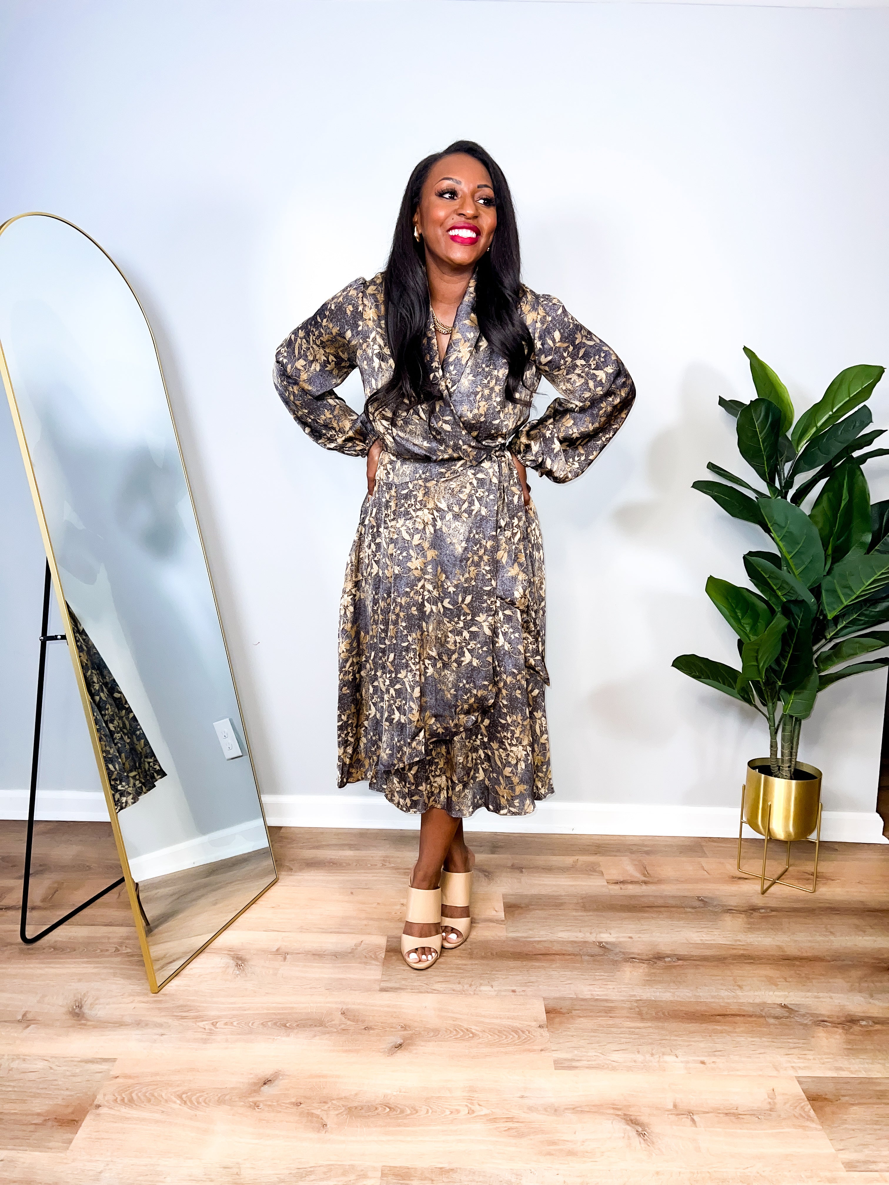 Vera - Long Sleeve Wrap Dress