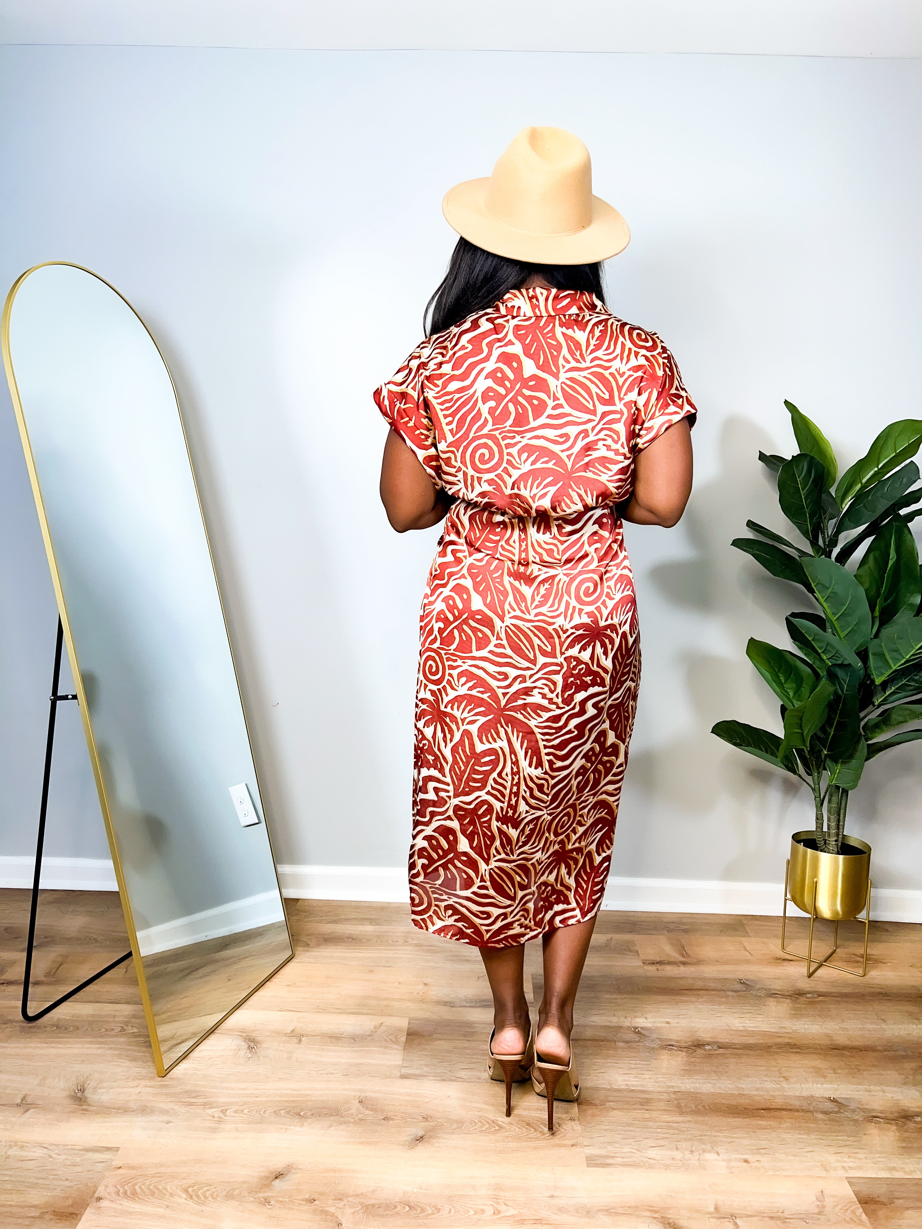 Rosie- Short Sleeve Wrap Dress