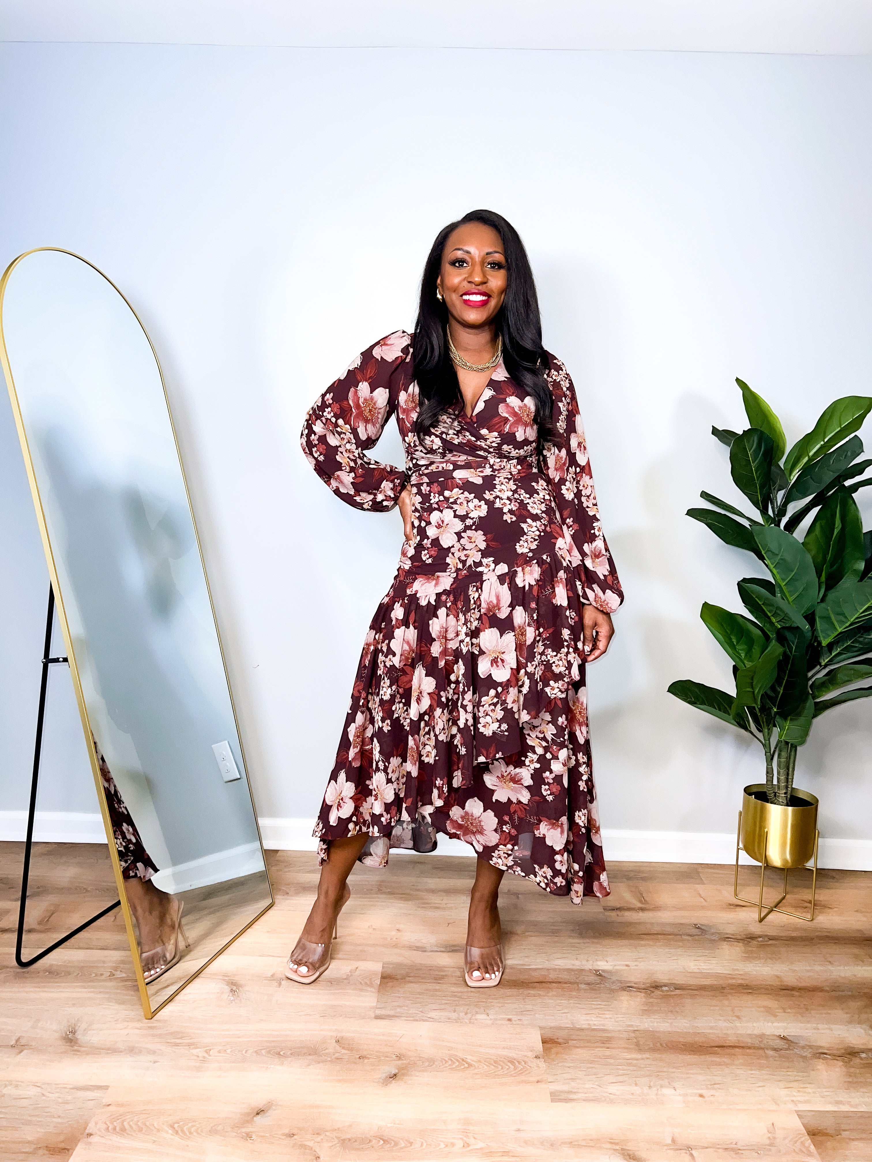 Hazel - Long Sleeve Maxi Dress