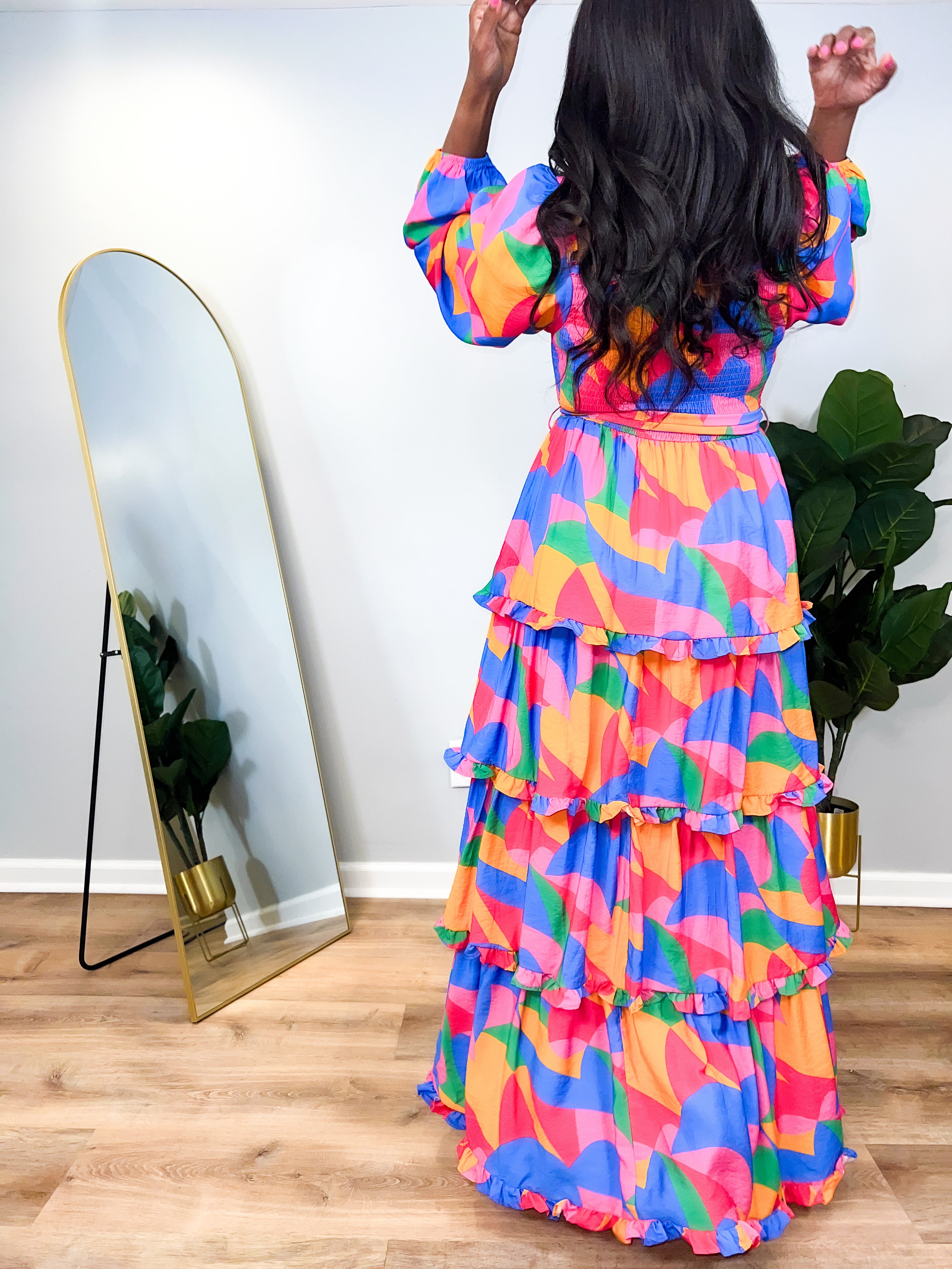 Noa - Geo Maxi Dress